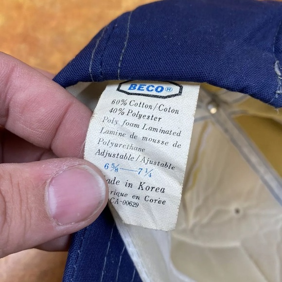 Vintage GMC TRUCKS Trucker Hat Snapback Cap BECO - Picture 8 of 8